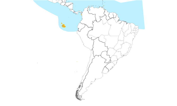 Range Map (South): Brown Noddy