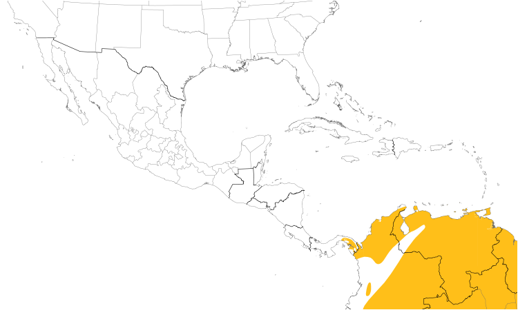 Range Map (Central): Cocoi Heron