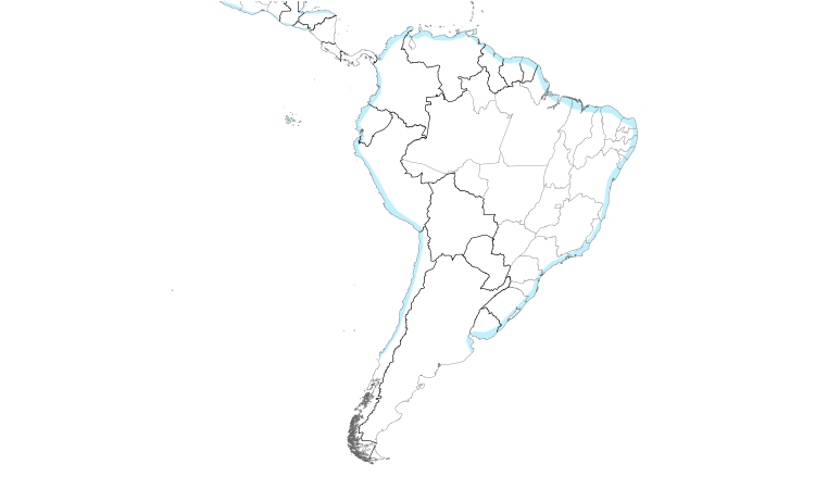 Range Map (South): Ruddy Turnstone