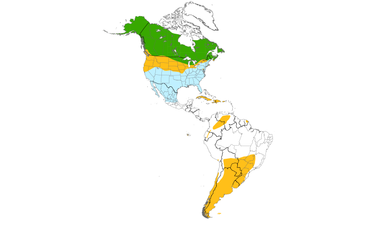 Range Map (Americas): Short-eared Owl