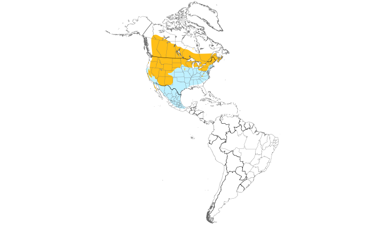 Range Map (Americas): Long-eared Owl
