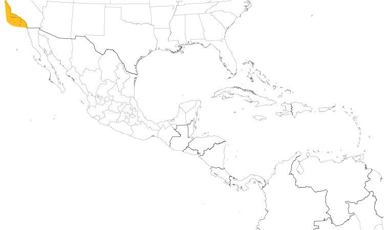 Range Map (Central): Pigeon Guillemot