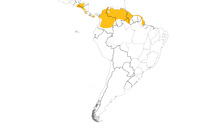 Range Map (South): Crested Bobwhite