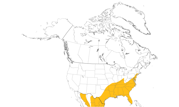 Range Map (North): Black Vulture