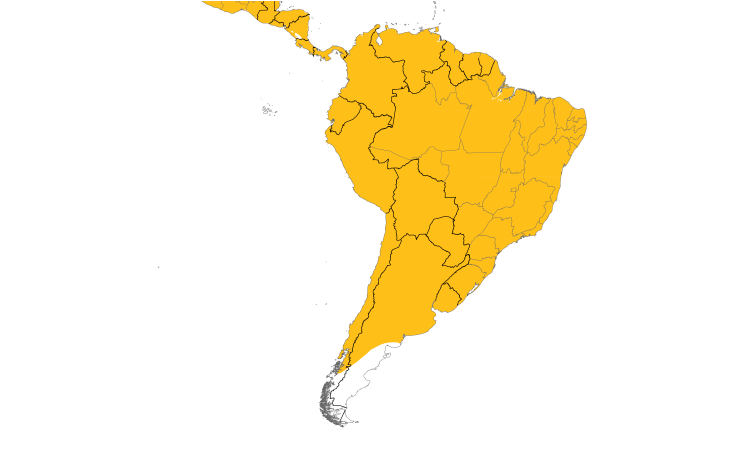 Range Map (South): Black Vulture