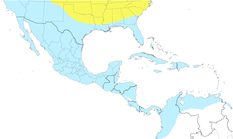 Range Map (Central): Merlin