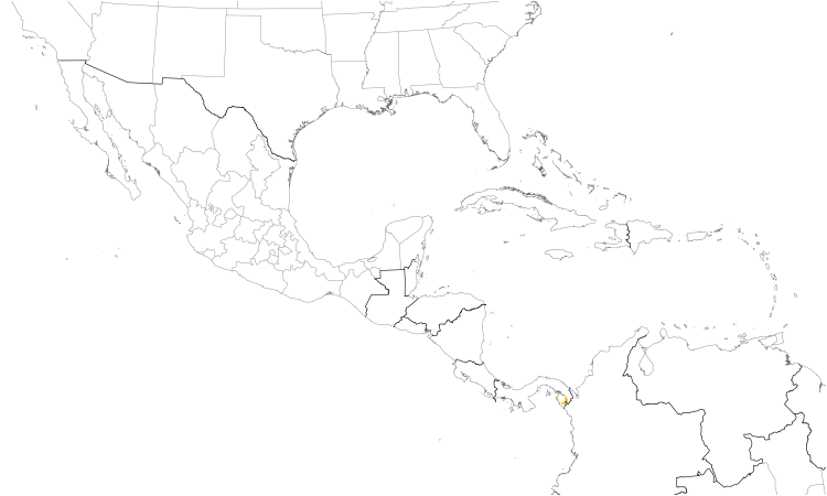 Range Map (Central): Pirre Hummingbird
