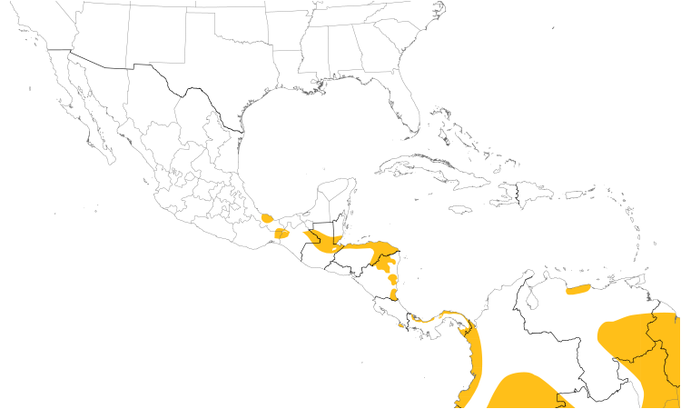 Range Map (Central): Harpy Eagle