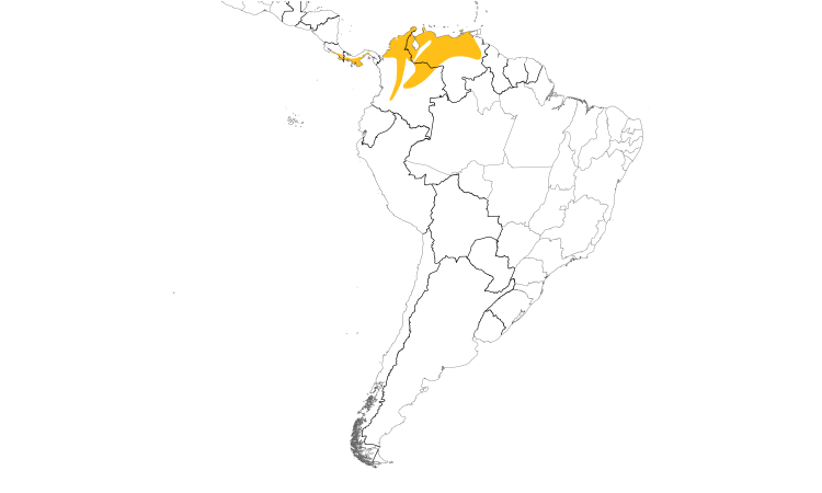 Range Map (South): Scrub Greenlet