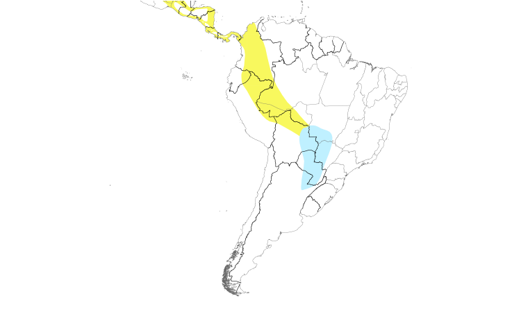 Range Map (South): Mississippi Kite