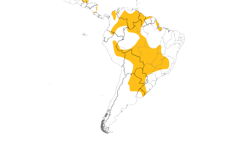 Range Map (South): Jabiru