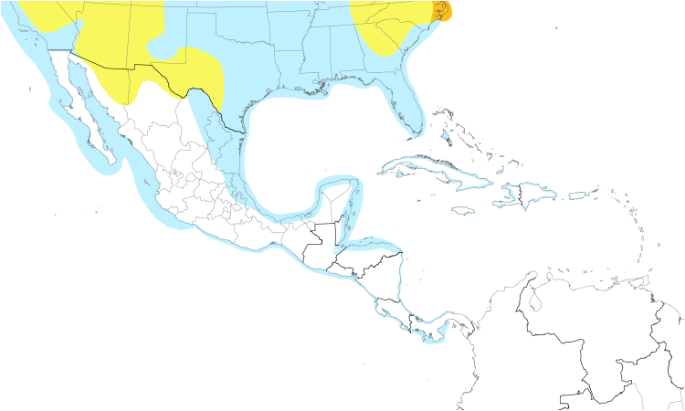 Range Map (Central): Herring Gull