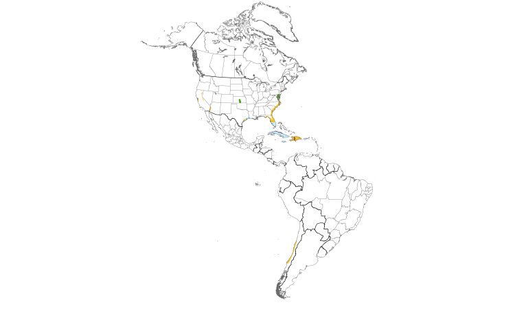 Range Map (Americas): Black Rail
