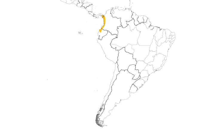 Range Map (South): Plumbeous Hawk