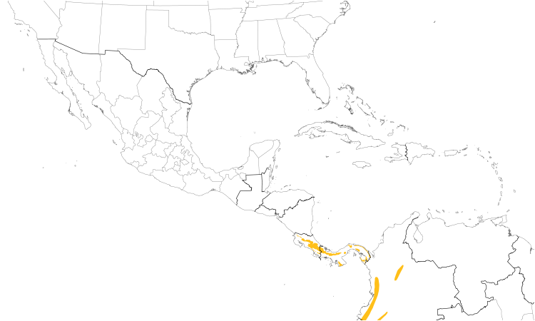 Range Map (Central): Barred Hawk
