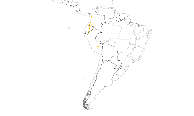 Range Map (South): Olive Finch