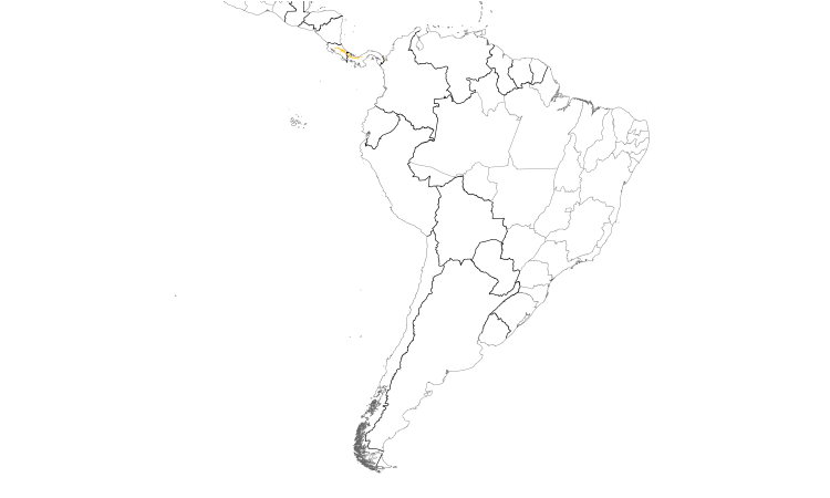 Range Map (South): Olive Finch