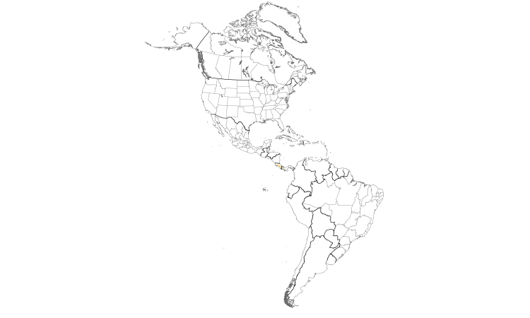 Range Map (Americas): Bare-shanked Screech-Owl