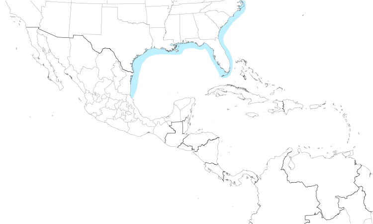 Range Map (Central): Northern Gannet