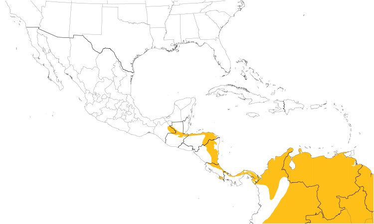 Range Map (Central): Great Potoo