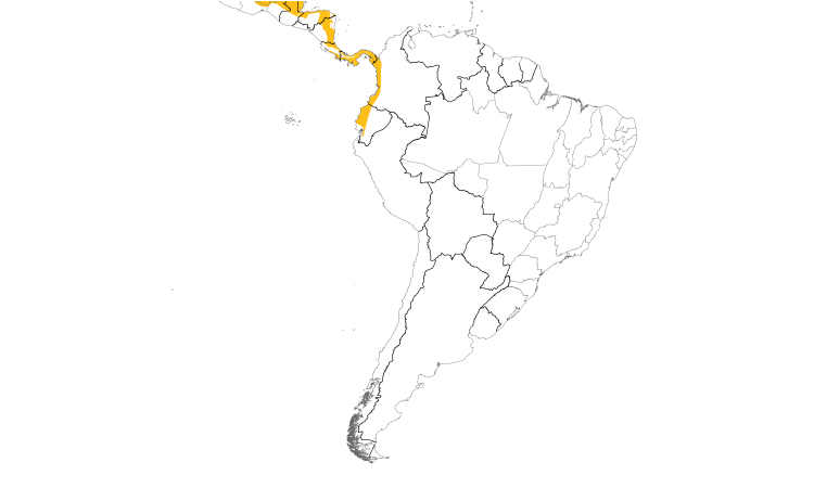 Range Map (South): Thick-billed Seed-Finch