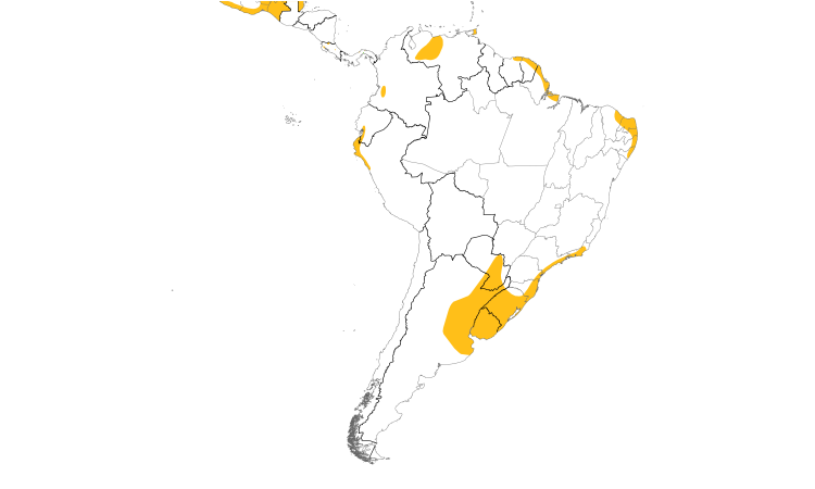 Range Map (South): Spotted Rail