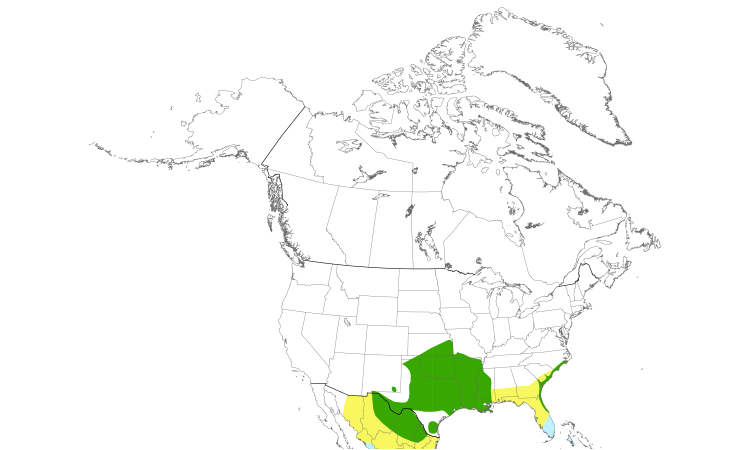 Range Map (North): Painted Bunting