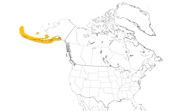 Range Map (North): Red-faced Cormorant