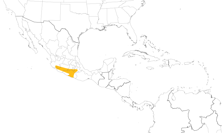 Range Map (Central): Banded Quail