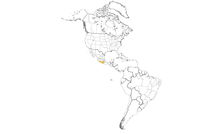 Range Map (Americas): Banded Quail