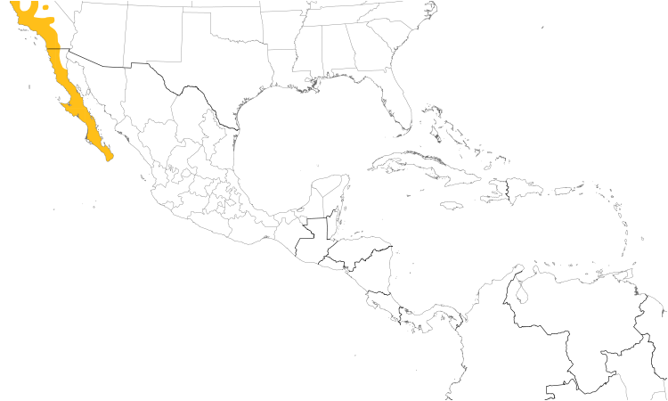 Range Map (Central): California Towhee
