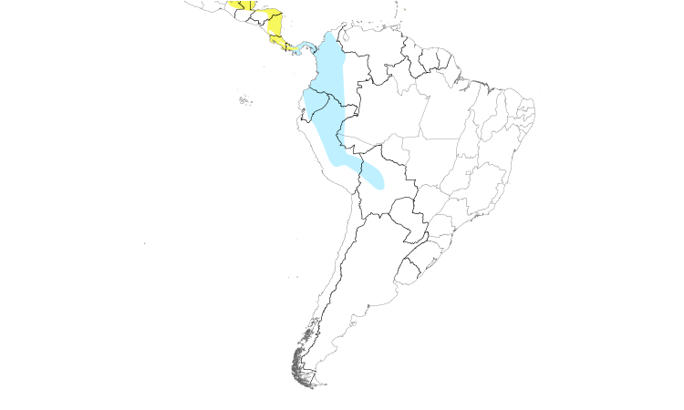 Range Map (South): Scarlet Tanager