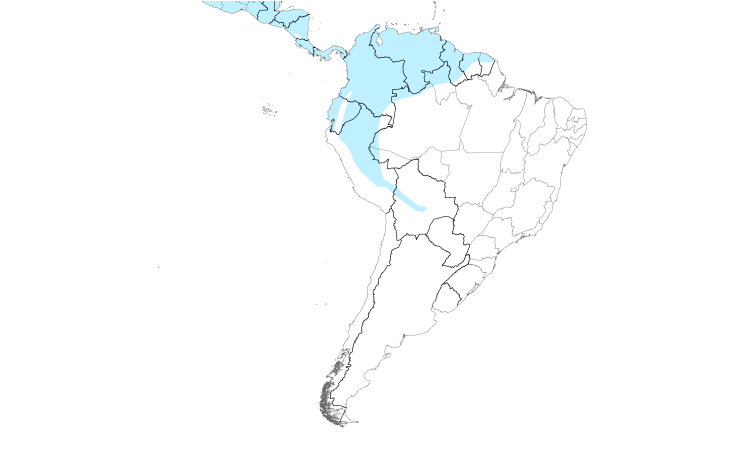 Range Map (South): Summer Tanager