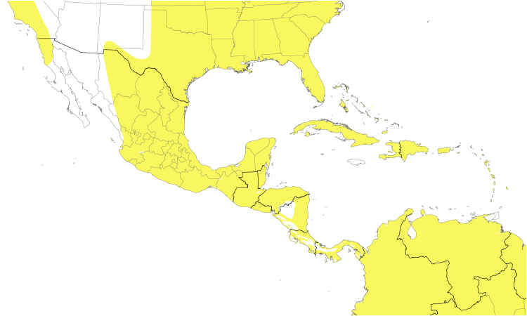 Range Map (Central): American Golden-Plover