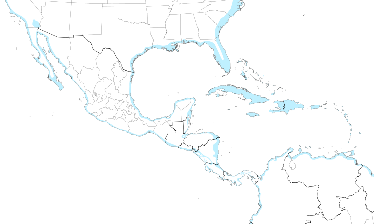 Range Map (Central): Black-bellied Plover