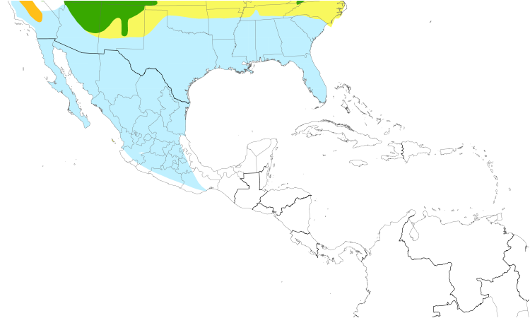 Range Map (Central): Vesper Sparrow