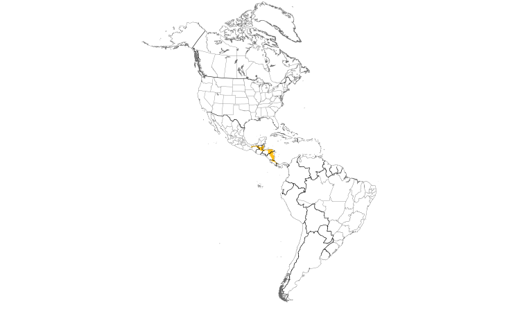 Range Map (Americas): Passerini's Tanager