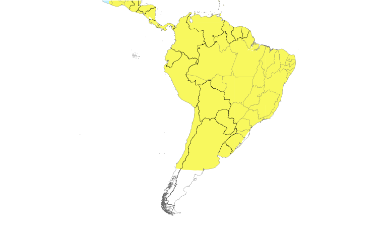 Range Map (South): Bank Swallow