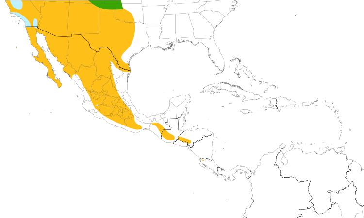 Range Map (Central): Rock Wren