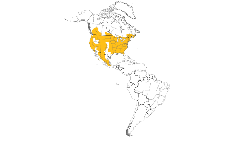 Range Map (Americas): White-breasted Nuthatch