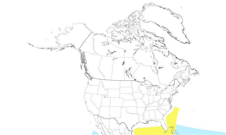 Range Map (North): Sooty Tern