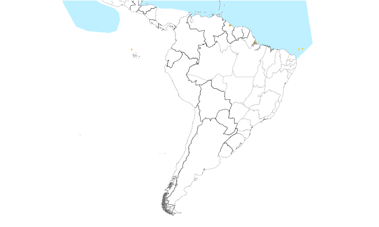 Range Map (South): Sooty Tern