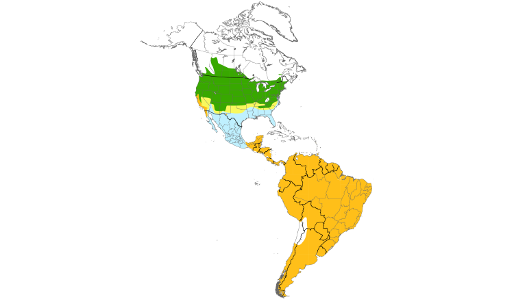 Range Map (Americas): House Wren