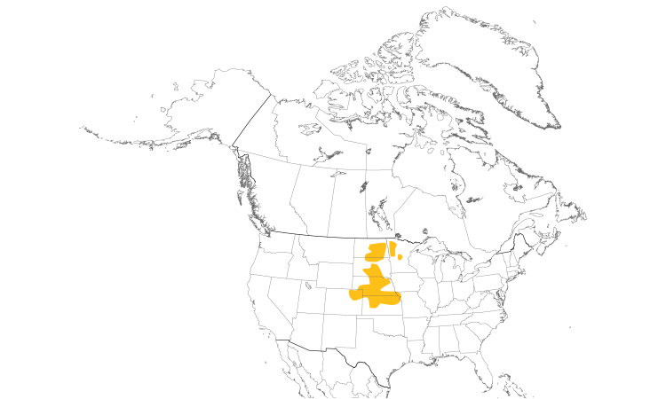 Range Map (North): Greater Prairie-Chicken