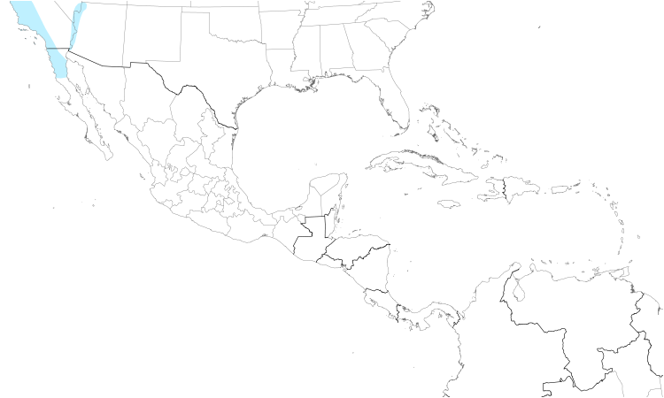 Range Map (Central): Golden-crowned Sparrow